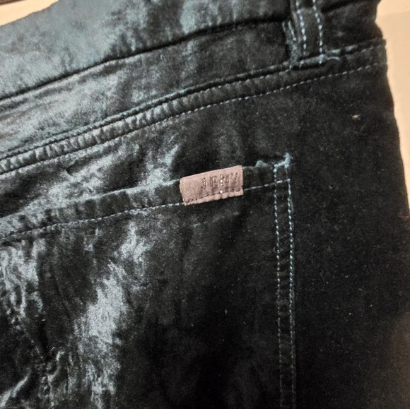 Jen7 by 7 for All Mankind - Velvet Ankle Skinny Jeans - Green - Plus Size 18 - Picture 10 of 16